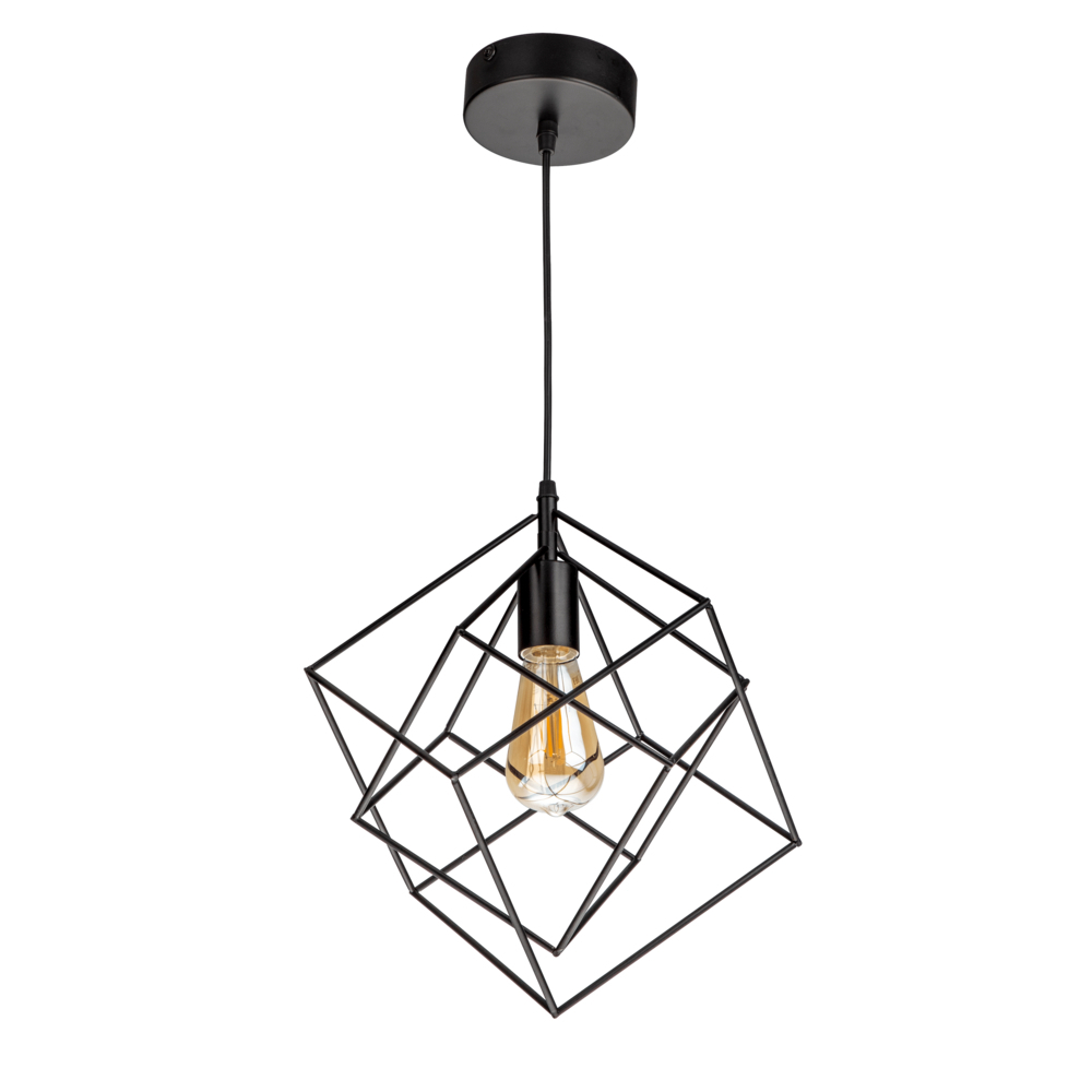 Светильник подвесной Ritter Soffitta E27 40 Вт 4 кв.м черный IP20 (52628 5)