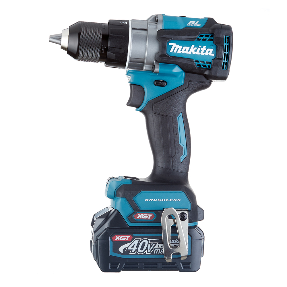 Дрель-шуруповерт аккумуляторная бесщеточная Makita XGT 40 В 2,5 Ач Li-Ion 2 АКБ и ЗУ (DF001GD201)