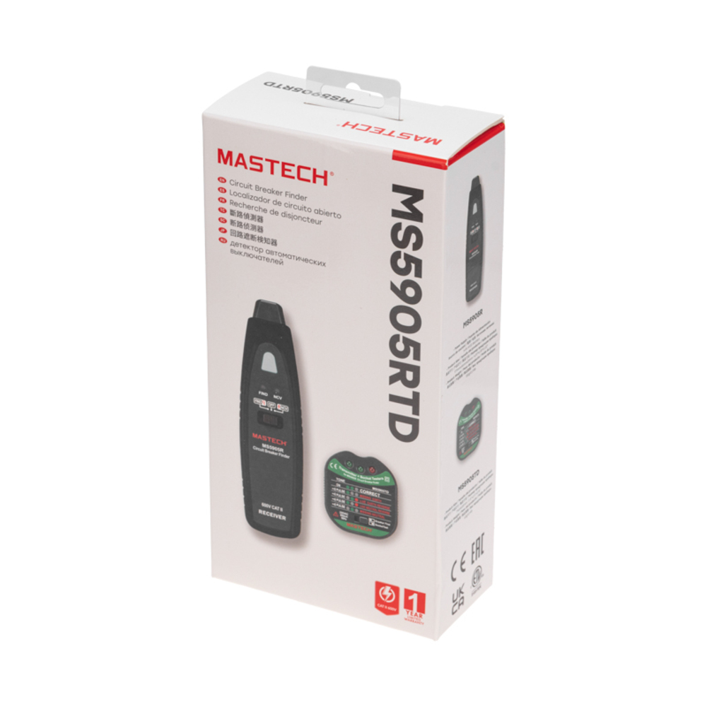 Тестер Mastech MS5905RTD розеток и автоматов (13-1265)