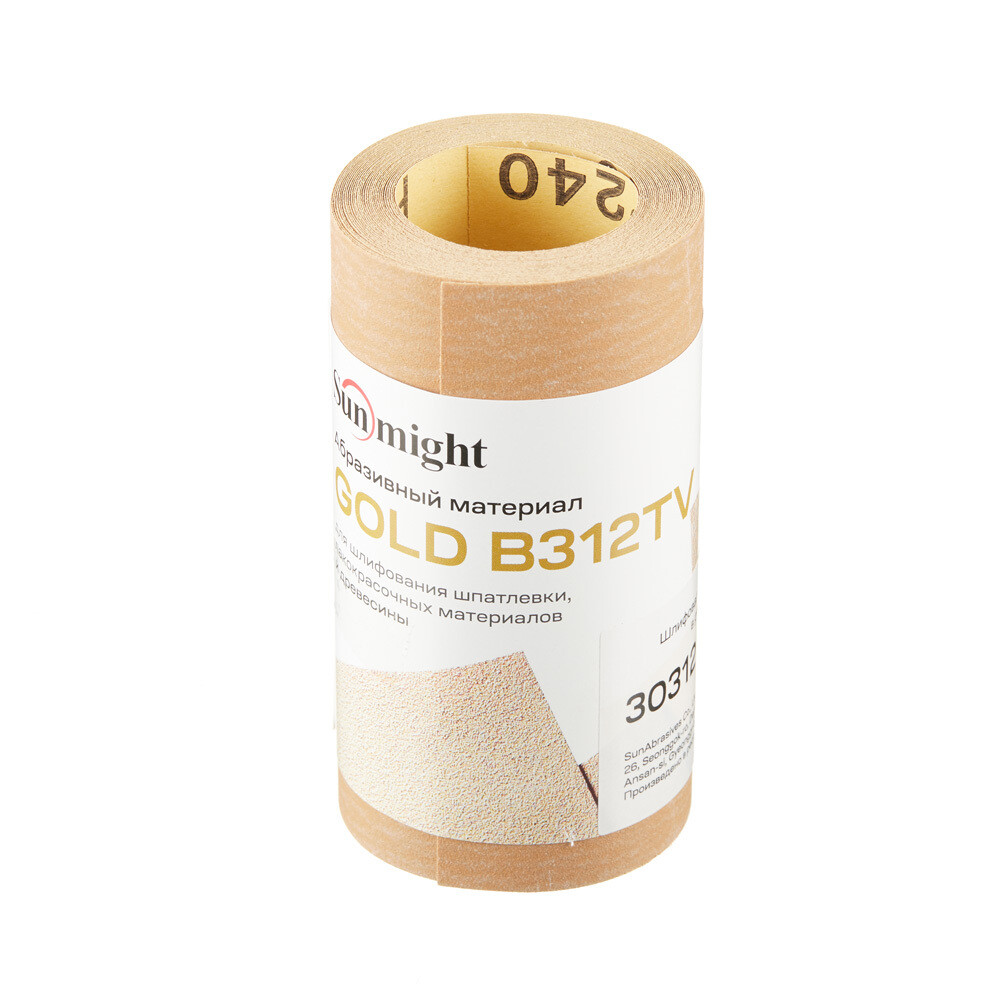 Наждачная бумага Sunmight Gold B312T 115 мм 5 м Р240