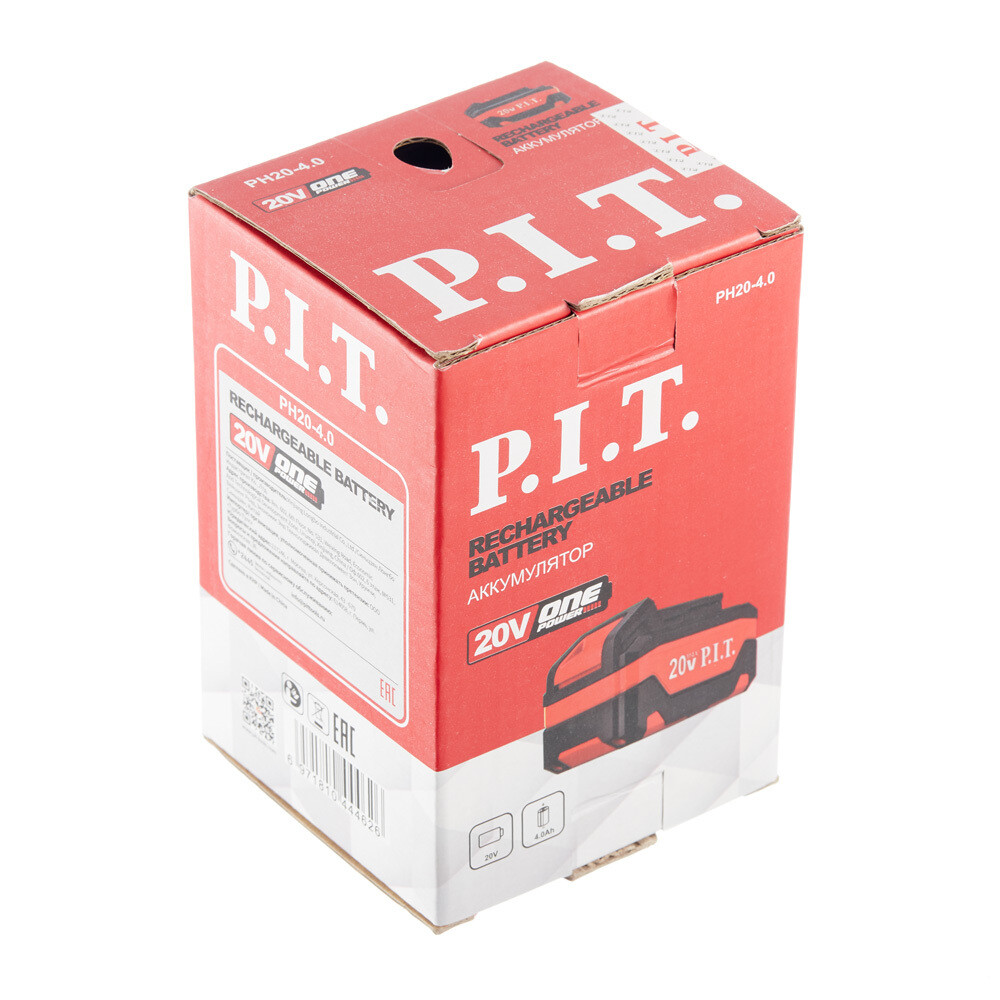 Аккумулятор P.I.T. OnePower 20В 4Ач Li-Ion 20В (PH20-4.0)