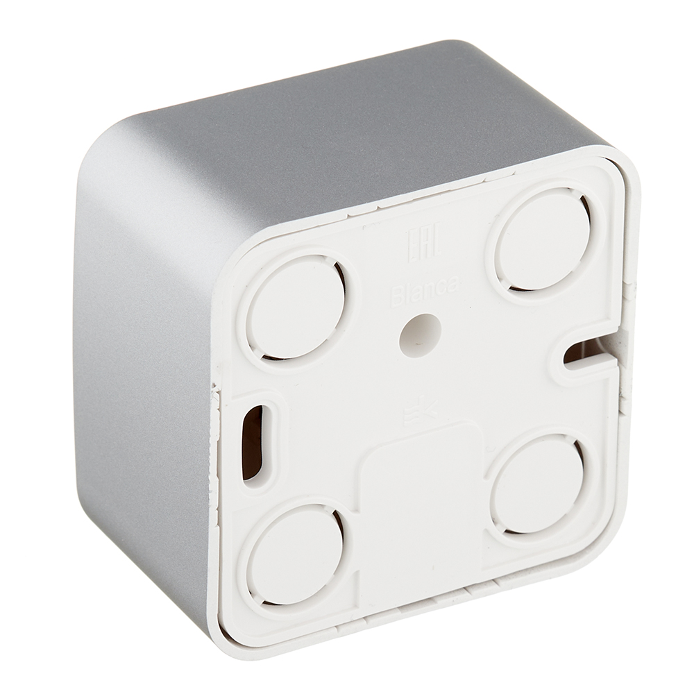 Розетка компьютерная Systeme Electric Blanca накладная алюминий RJ45 (BLNIA045003)