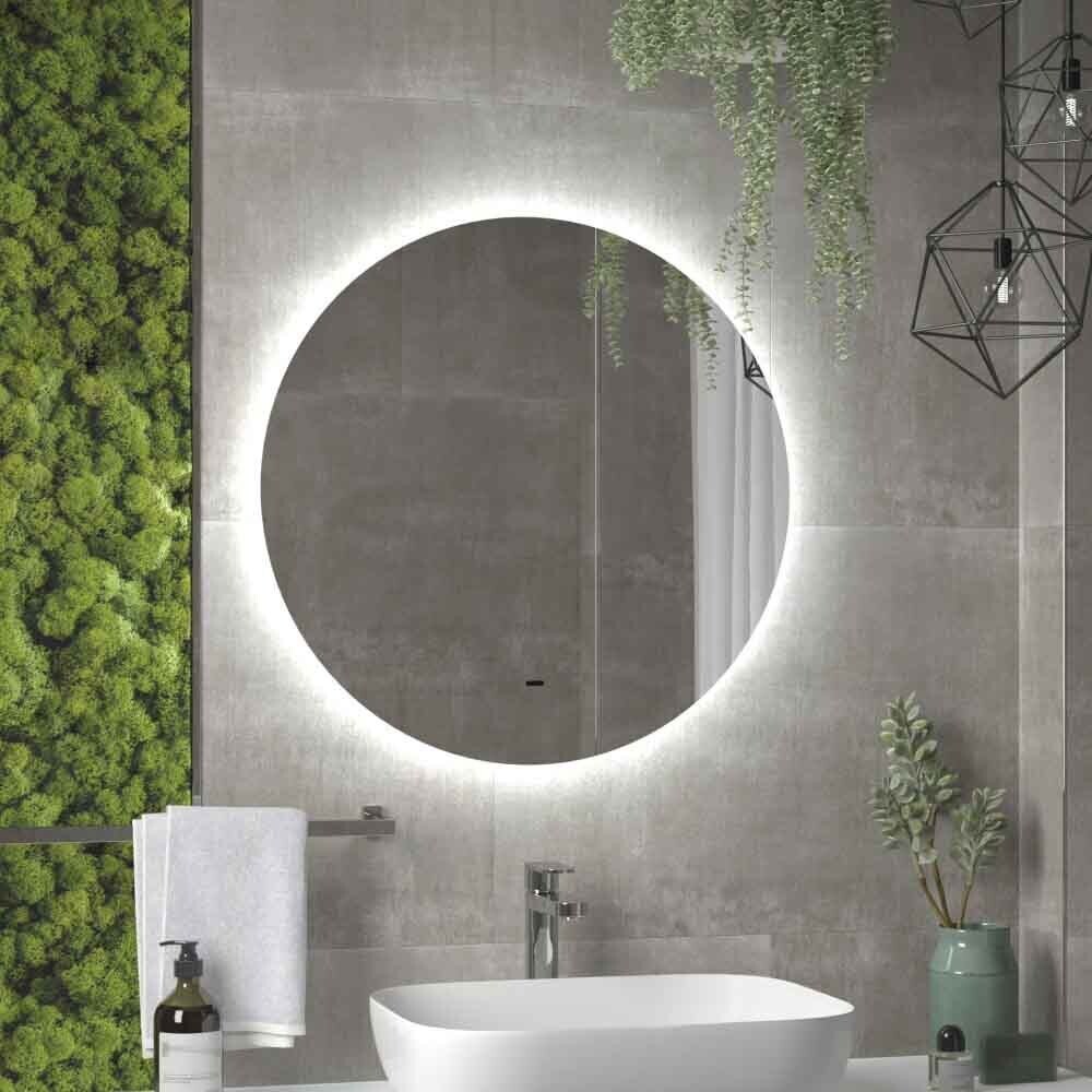 Зеркало с подсветкой круглое 70 см бесконтактный сенсор Continent Lono Led (ЗЛП4770)