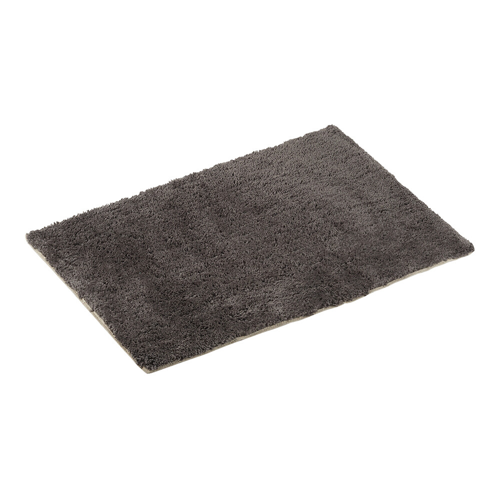 Коврик для ванной графит 100х60 см Fora Fluffy (FOR-COTTON-FLF-60-100GR)