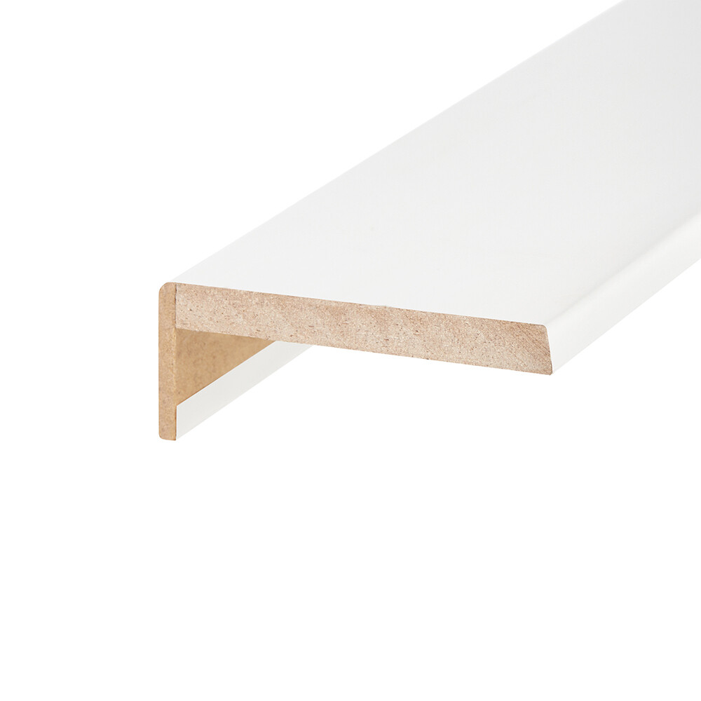 Наличник телескопический Классик 02 70х8х2140 мм финишпленка белый шелк прямой (1 шт.)