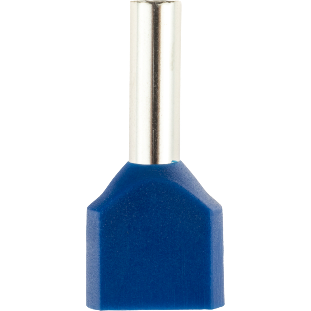 Наконечник штыревой втулочный изолированный Duwi 10 мм х 2,5 кв.мм двойной (25 шт.)