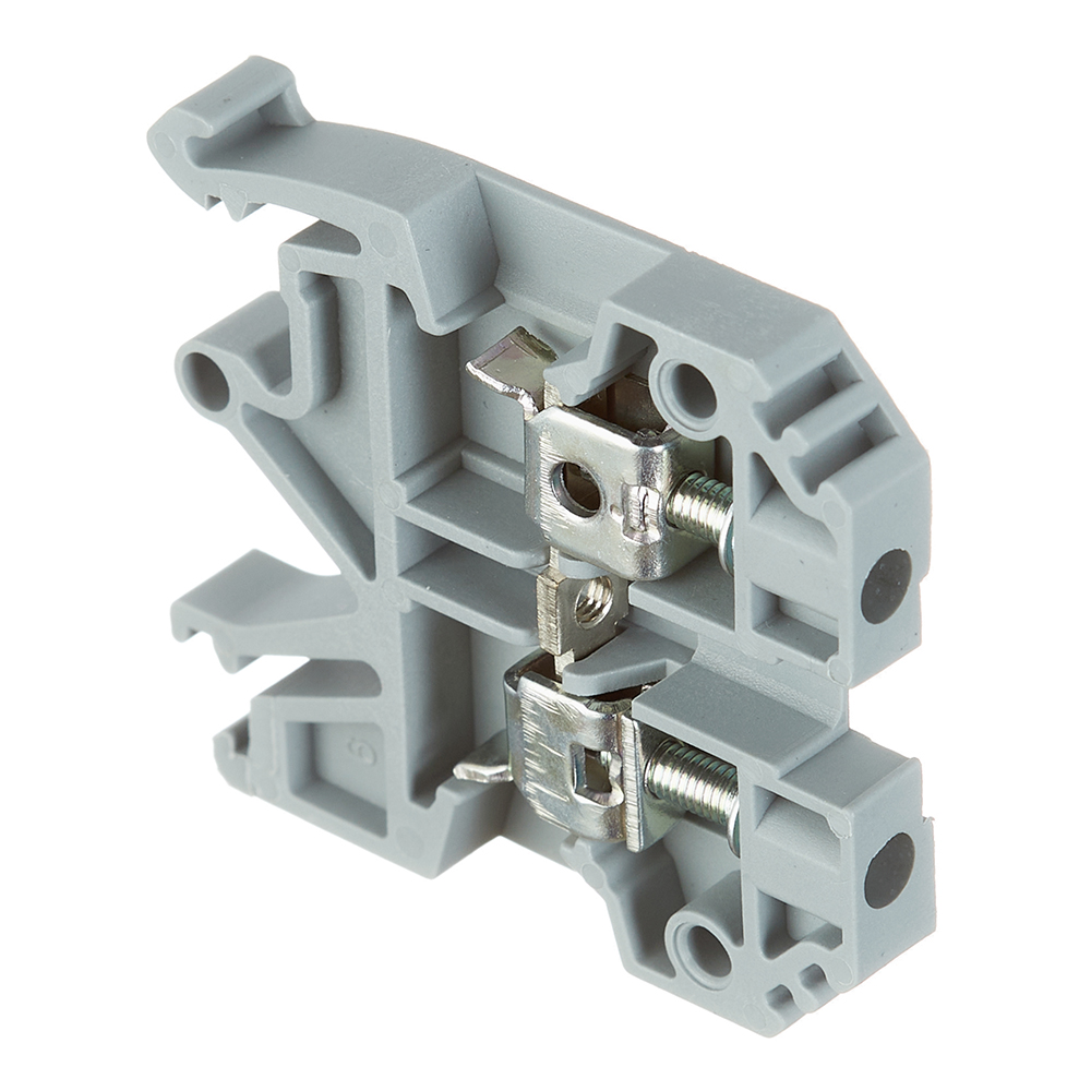 Колодка клеммная винтовая Navigator 4 кв.мм серая (10 шт.) (612096)