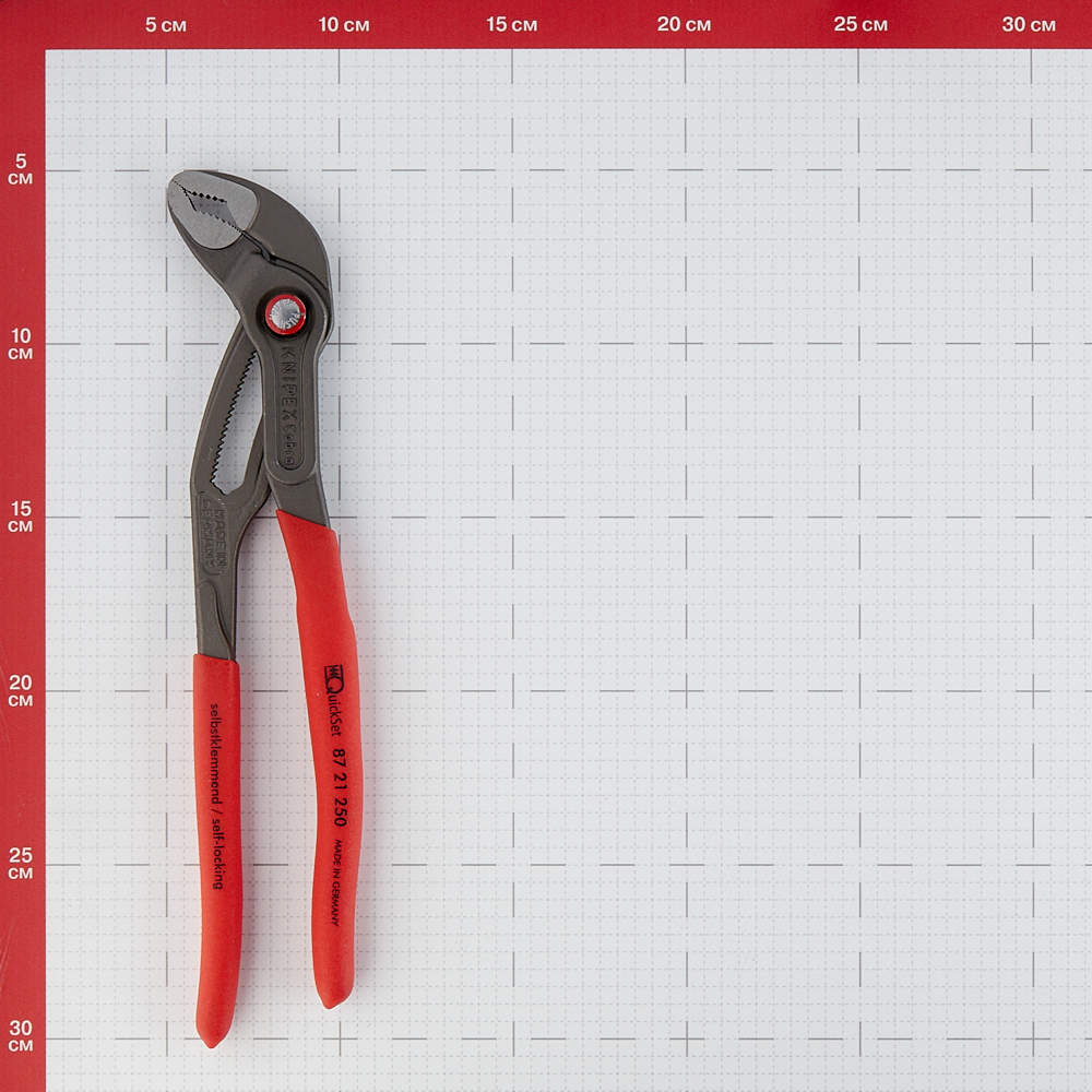 Клещи переставные Knipex Cobra QuickSet 250 мм (KN-8721250SB)