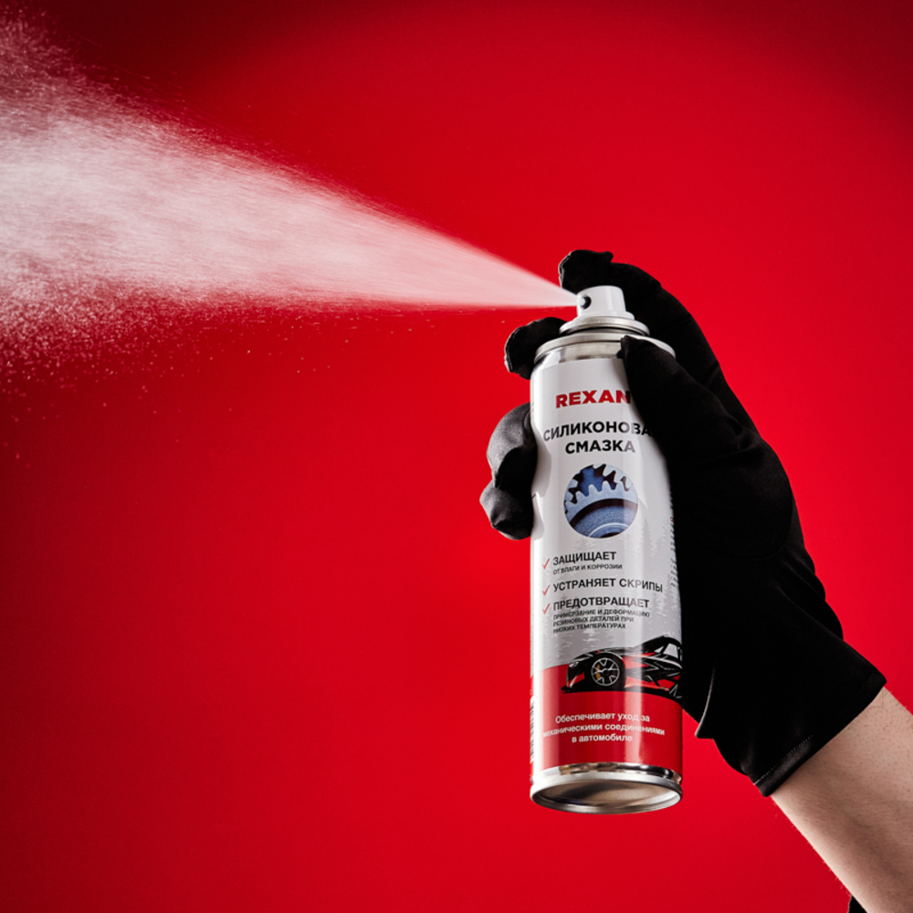 Смазка силиконовая для резиновых уплотнителей 335 мл аэрозоль Rexant