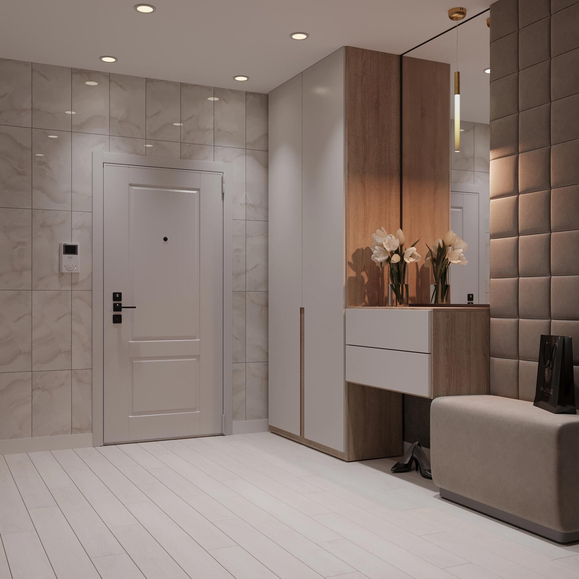 Плитка кварцвиниловая Corsa Deco Playa S100 замковая 3,069 кв.м 4 мм с микрофаской