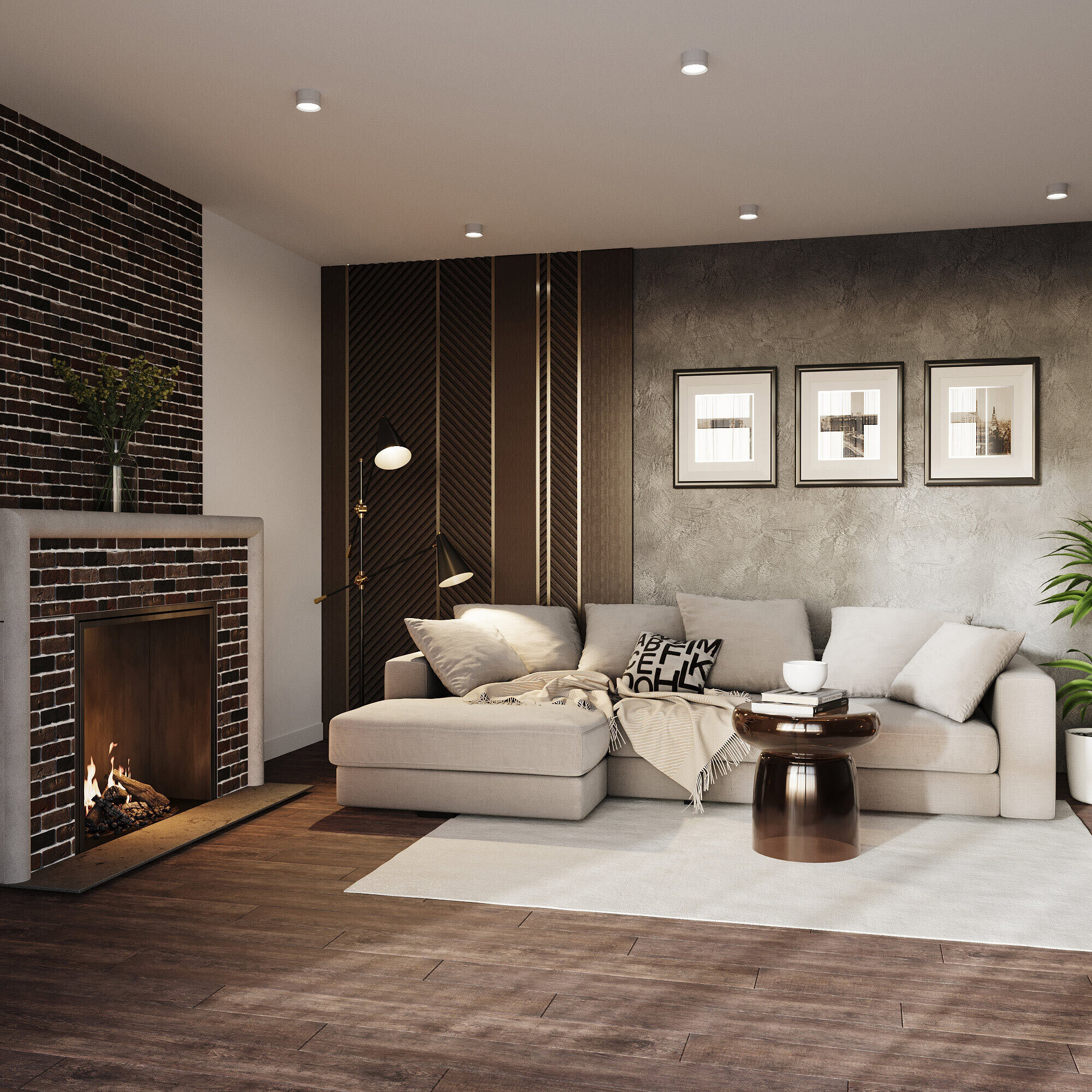 Плитка кварцвиниловая Corsa Deco Senda B200 замковая 3,069 кв.м 4 мм с микрофаской