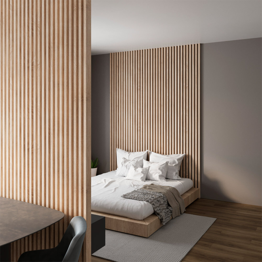 Декоративная рейка МДФ 30х40х2700 мм дуб винтаж Stella