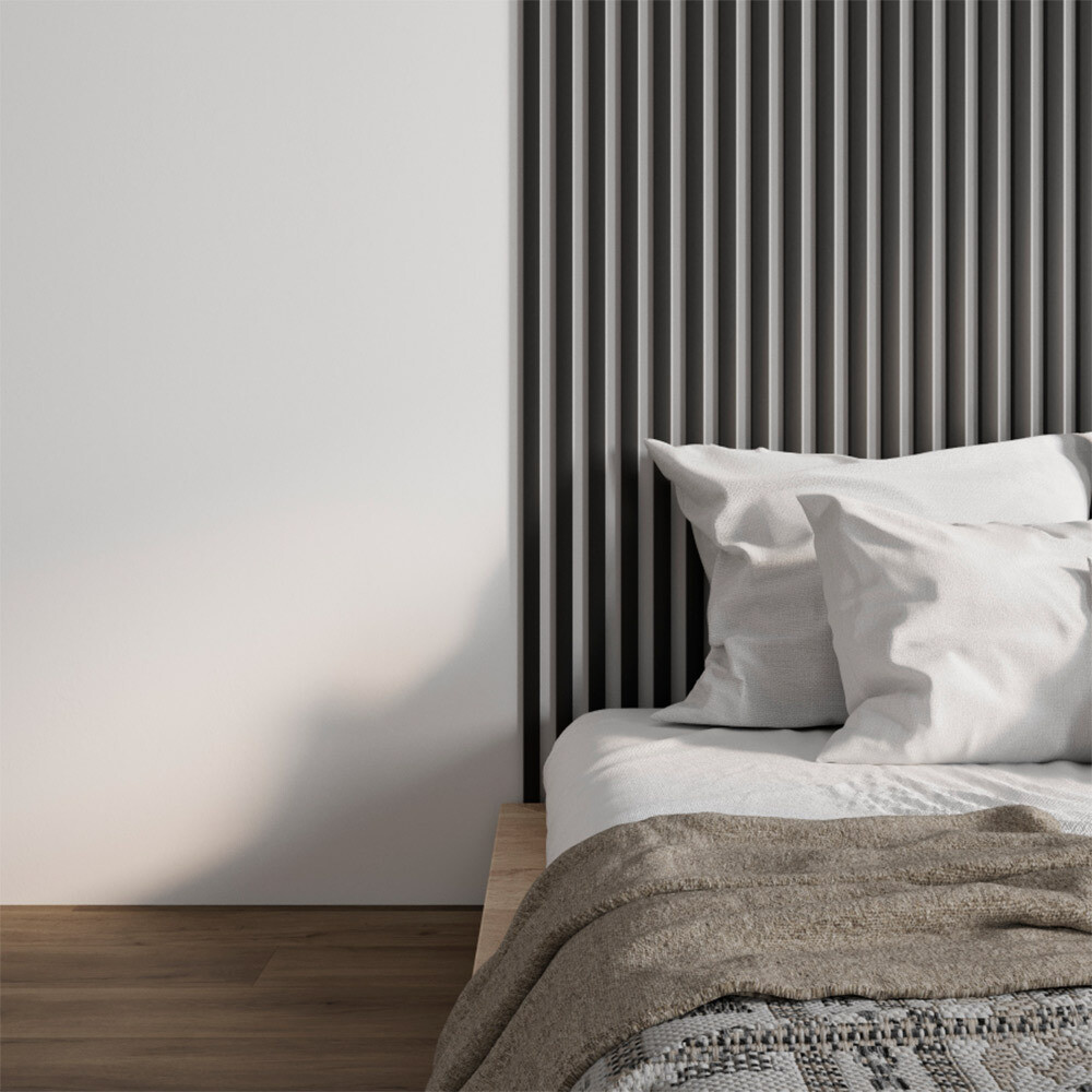 Декоративная рейка МДФ 30х20х2700 мм black edition Stella