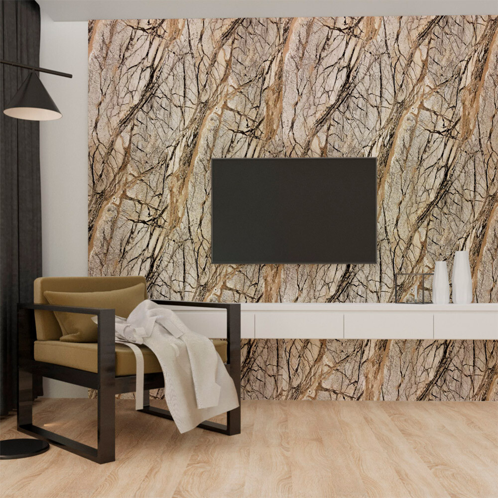 Панель кварцвиниловая 2800х1160х1 мм Stella Marble Light глянцевая нтанзания 3,248 кв.м