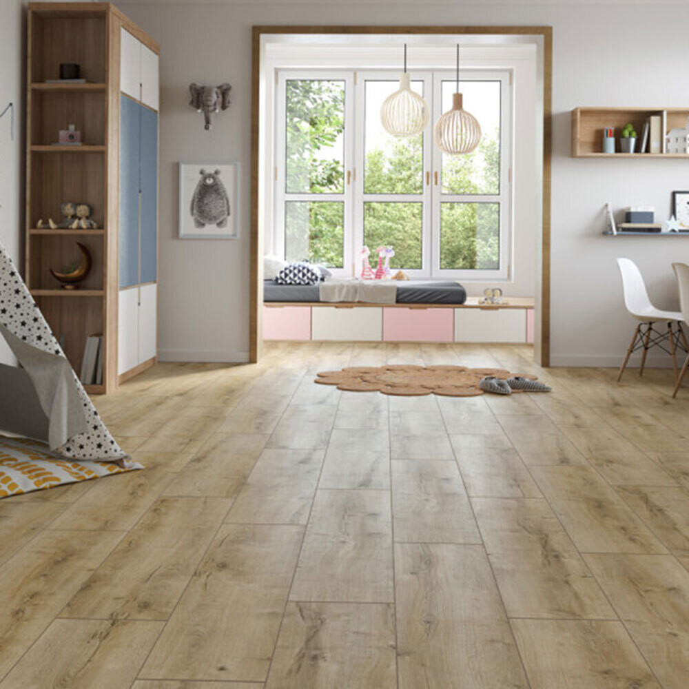 Ламинат 33 класс Classen Casa Corona дуб диаманте 2,159 кв.м 8 мм с фаской влагостойкий широкий