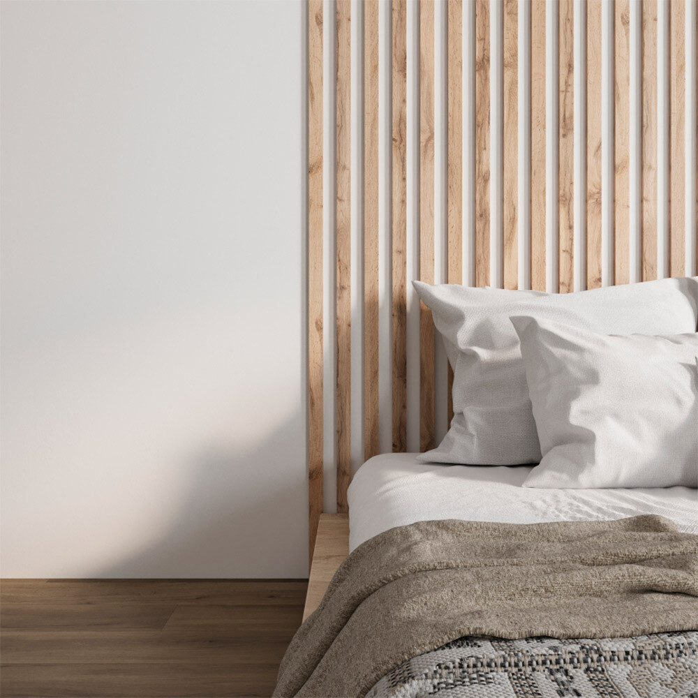 Декоративная рейка МДФ 40х16х2700 мм пекан Stella