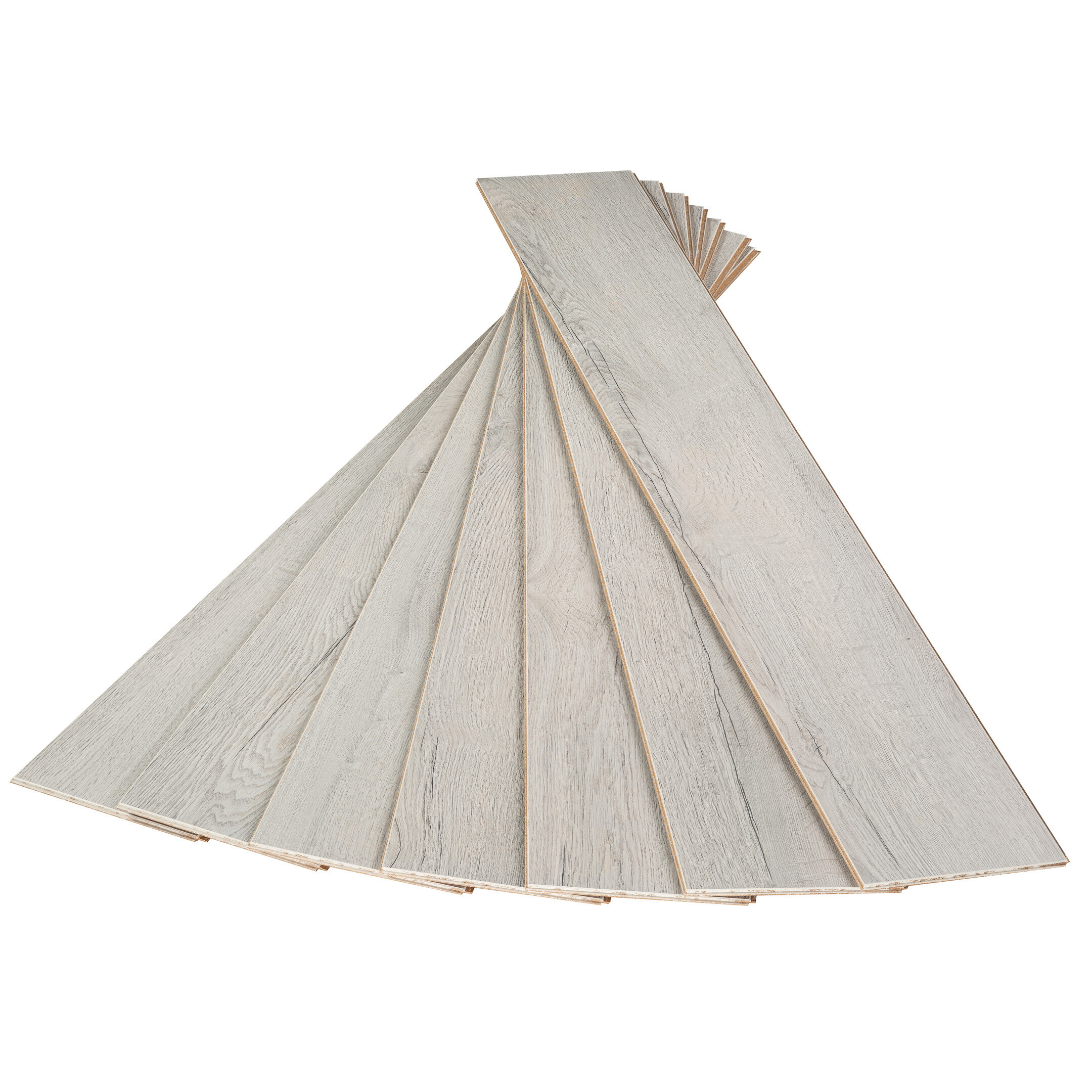 Ламинат 33 класс Egger Home дуб элва серый 1,744 кв.м 10 мм с фаской