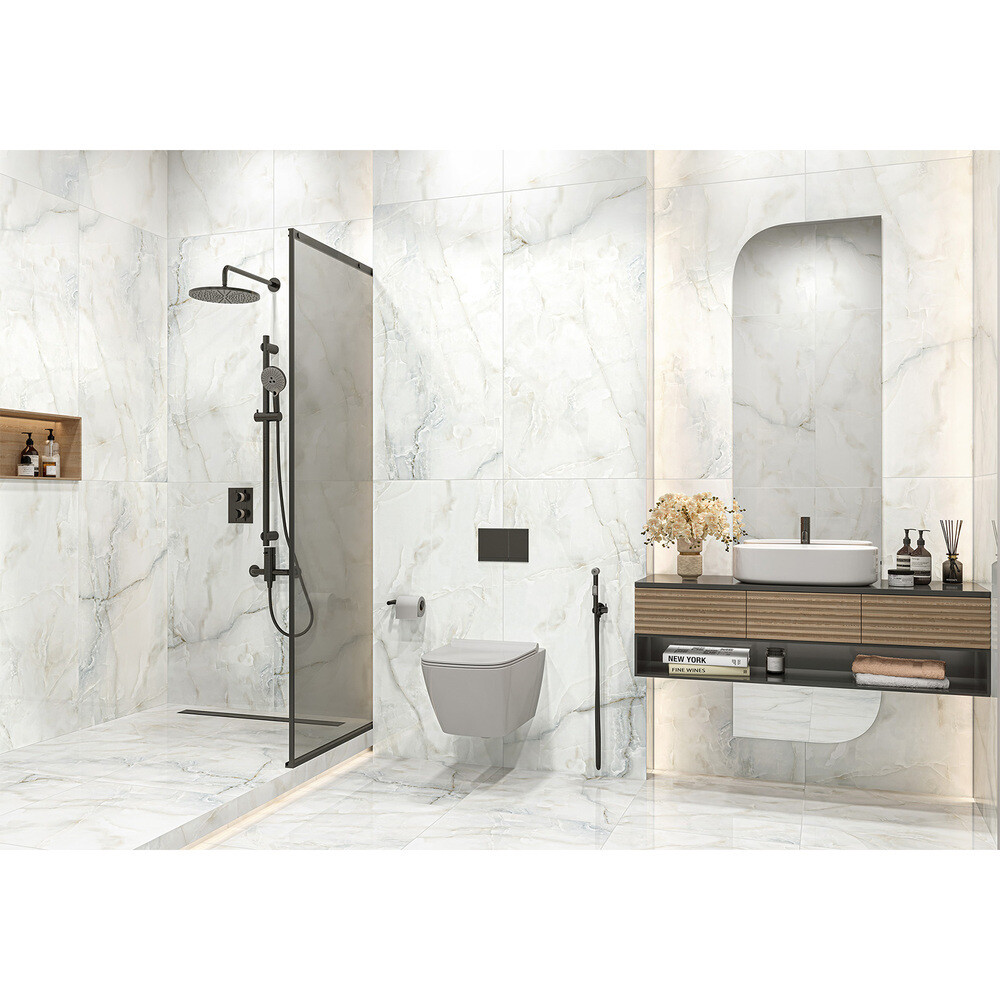 Керамогранит LCM Moonstone серый полированный 1200х600х7 мм (2 шт.= 1,44 кв.м)