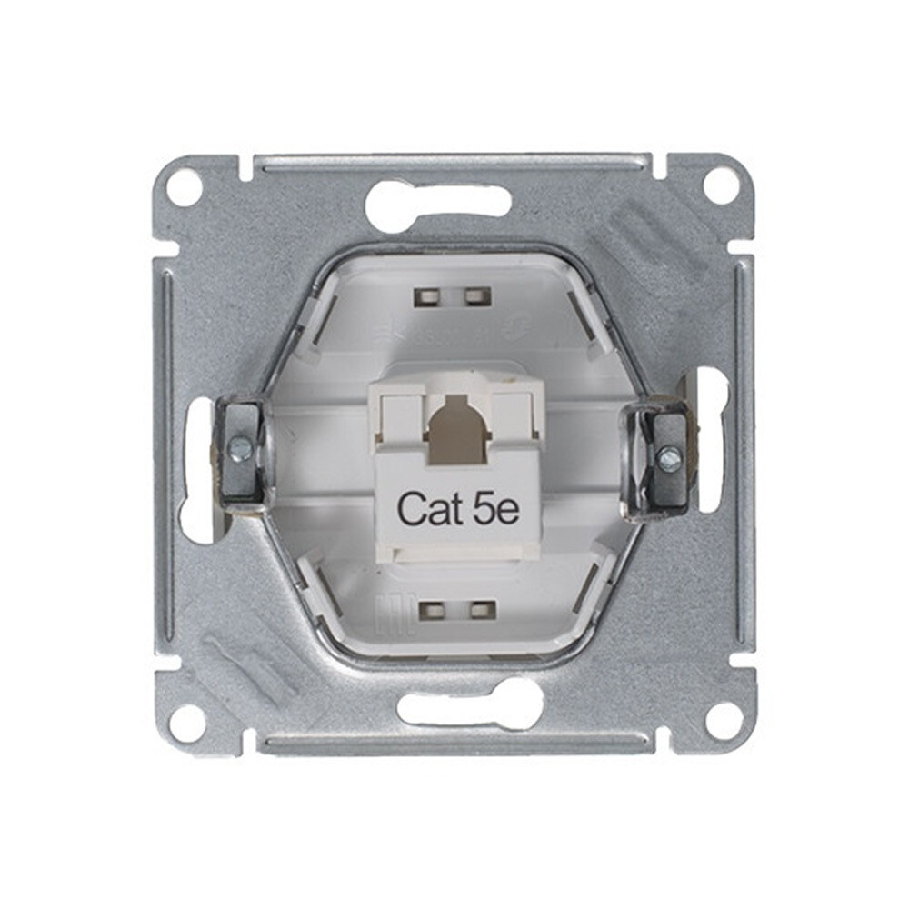 Розетка компьютерная Systeme Electric Glossa встраиваемая платина RJ45 (GSL001281K)