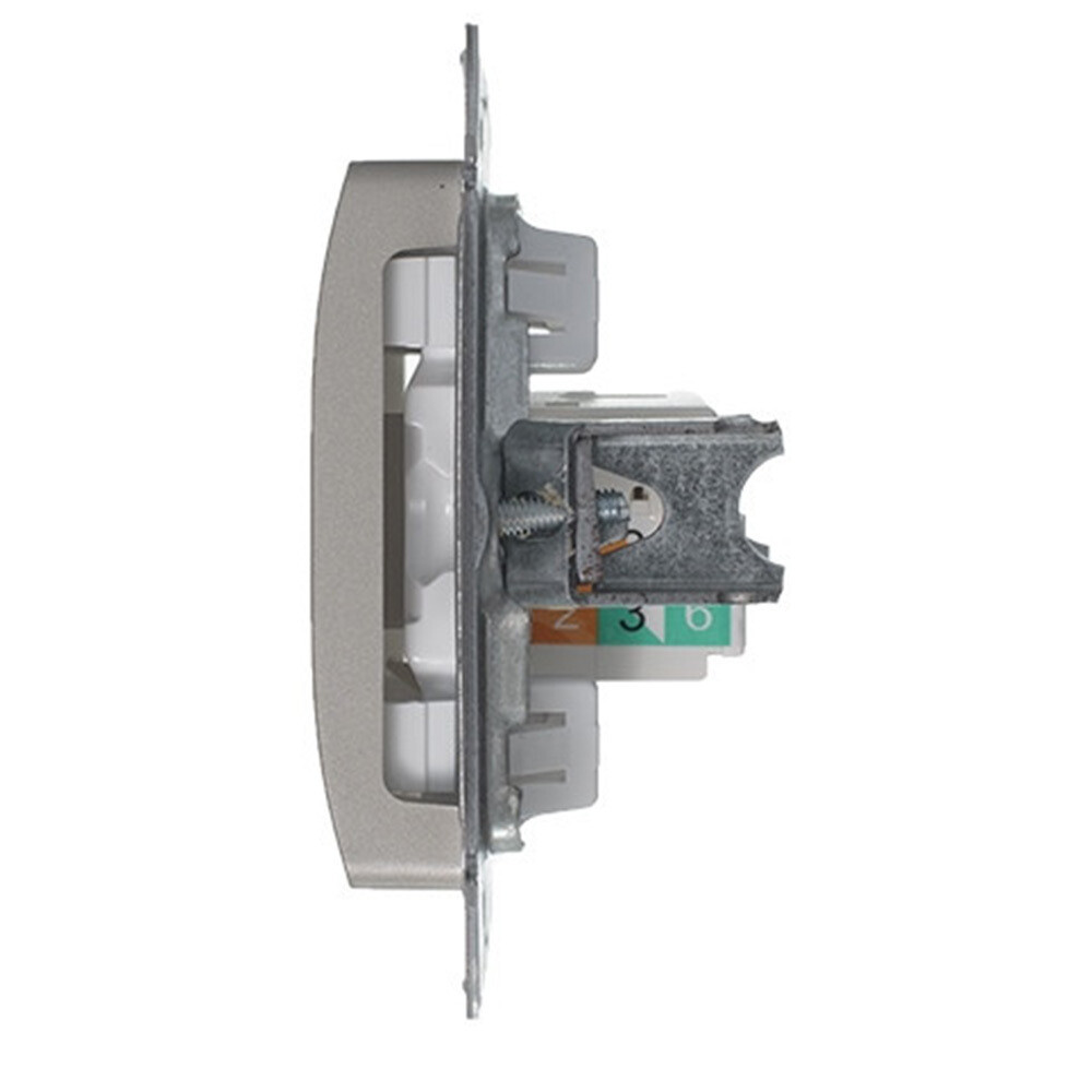 Розетка компьютерная Systeme Electric Glossa встраиваемая платина RJ45 (GSL001281K)