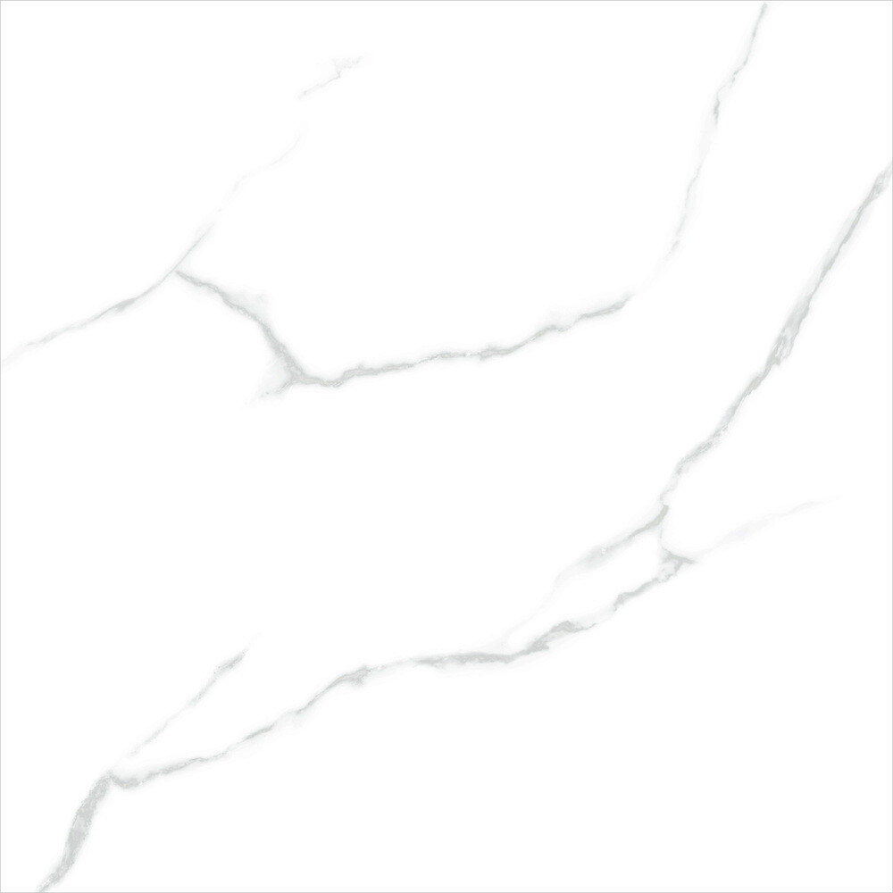 Керамогранит LCM Atlantic Marble белый полированный 600x600x8 мм (4 шт.= 1,44 кв.м)
