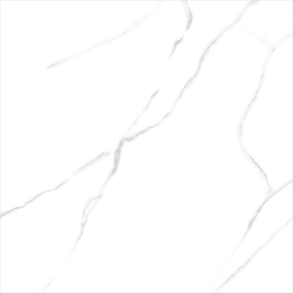 Керамогранит LCM Atlantic Marble белый полированный 600x600x8 мм (4 шт.= 1,44 кв.м)