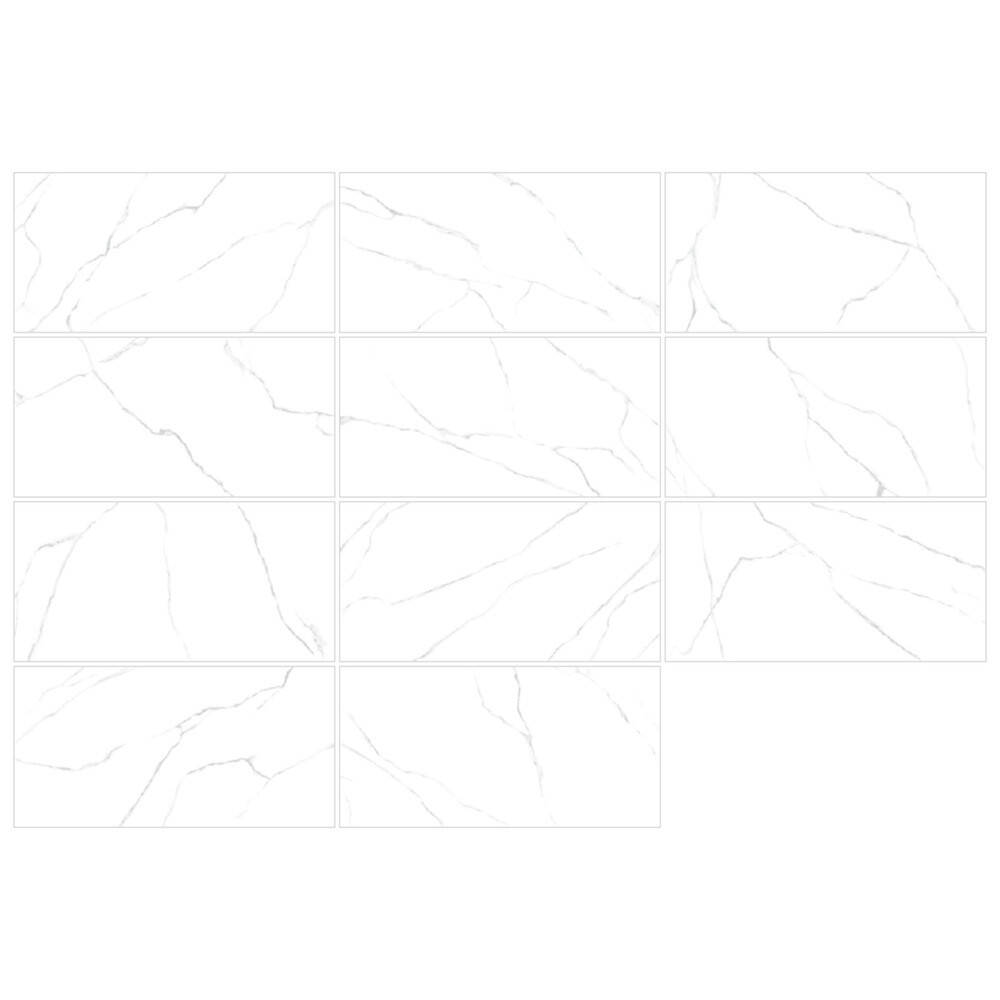 Керамогранит LCM Atlantic Marble белый полированный 1200x600x7 мм (2 шт.= 1,44 кв.м)