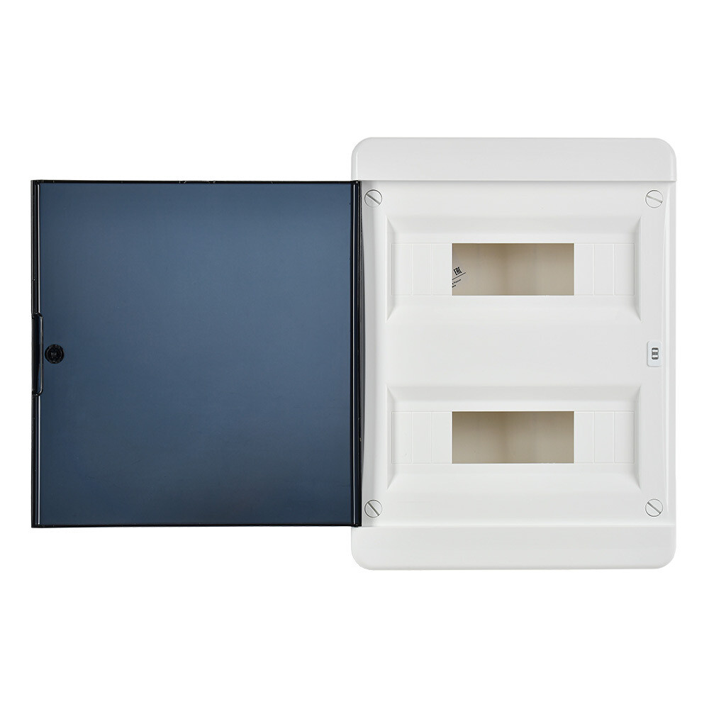 Щит распределительный навесной IEK Tekfor ЩРН-П-24 пластиковый IP41 385х102х290 мм 24 модуля прозрачная дверь