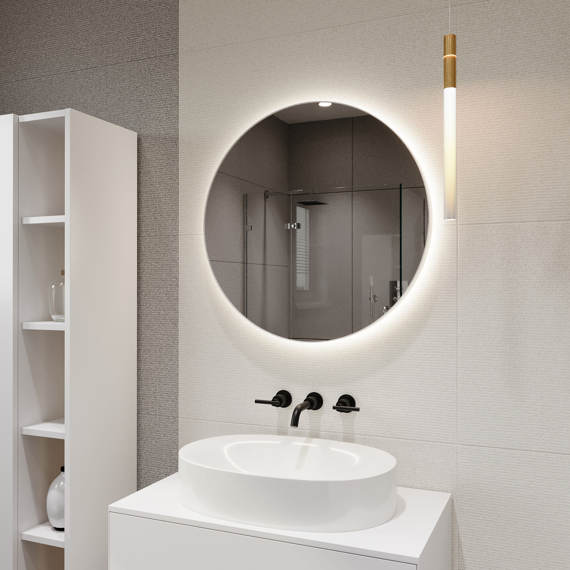 Керамогранит Lavelly Granite Liner белый матовый 1200х600х9 мм (2 шт.=1,44 кв.м)