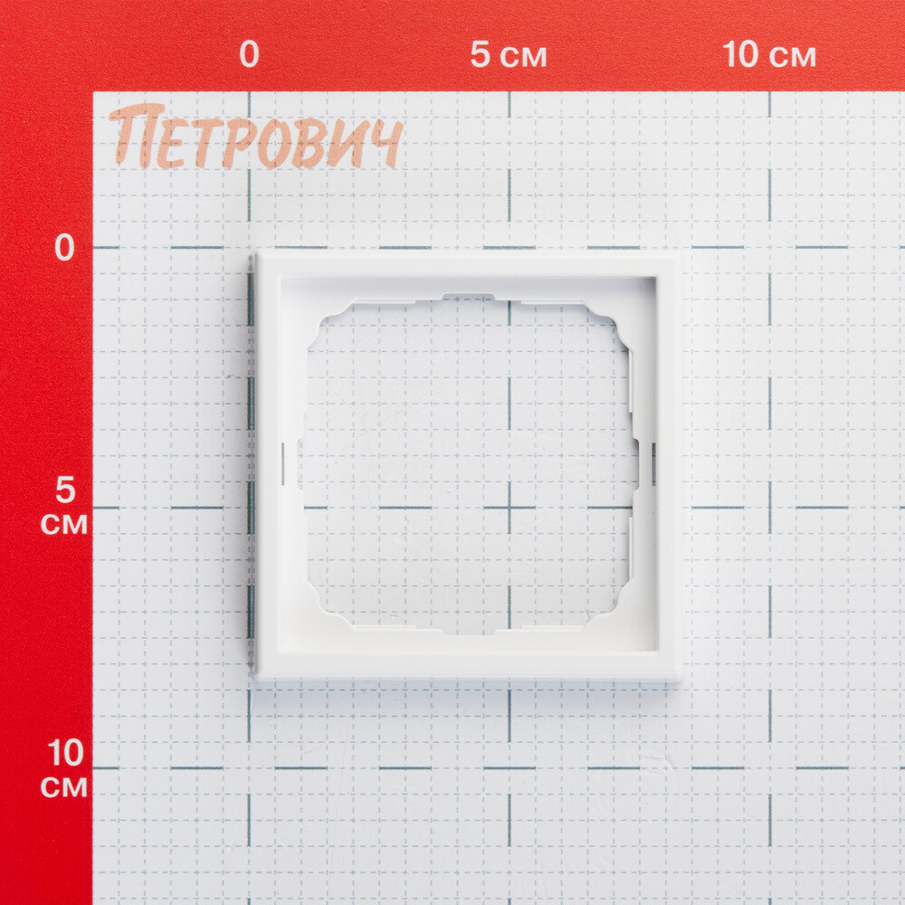 Рамка Systeme Electric ArtGallery одноместная белая (GAL000101)