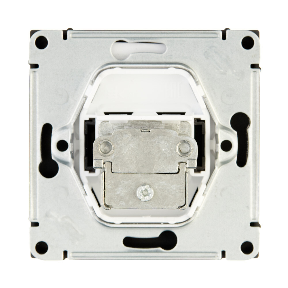 Розетка телевизионная Systeme Electric ArtGallery встраиваемая карбон 1DB (GAL001091)