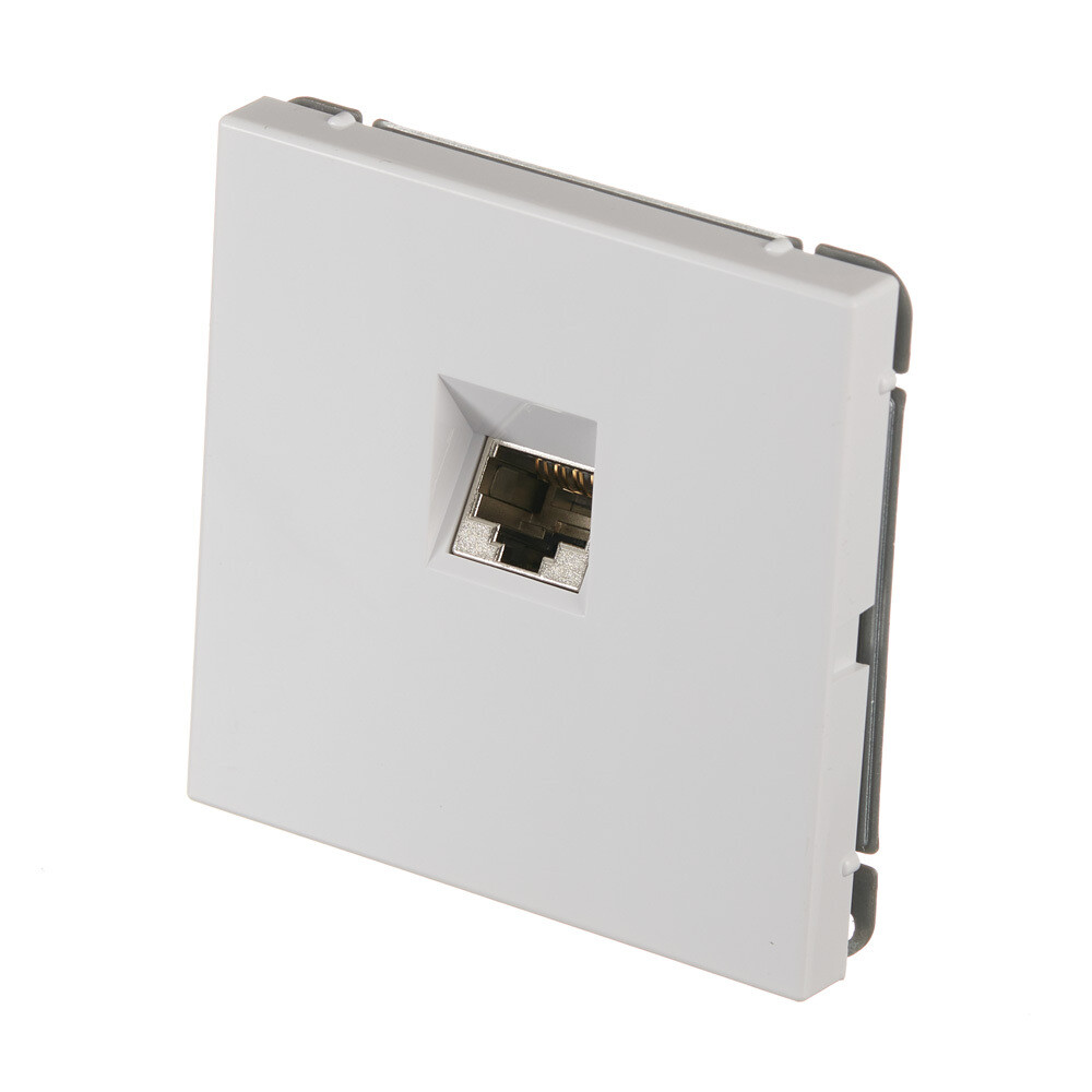 Розетка компьютерная Systeme Electric ArtGallery встраиваемая белая RJ45 (GAL000186)