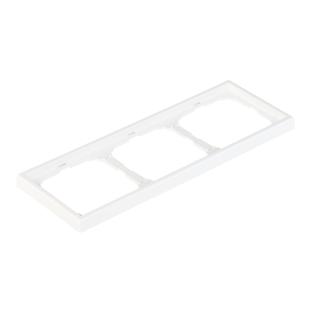 Рамка Systeme Electric ArtGallery трехместная белая (GAL000103)