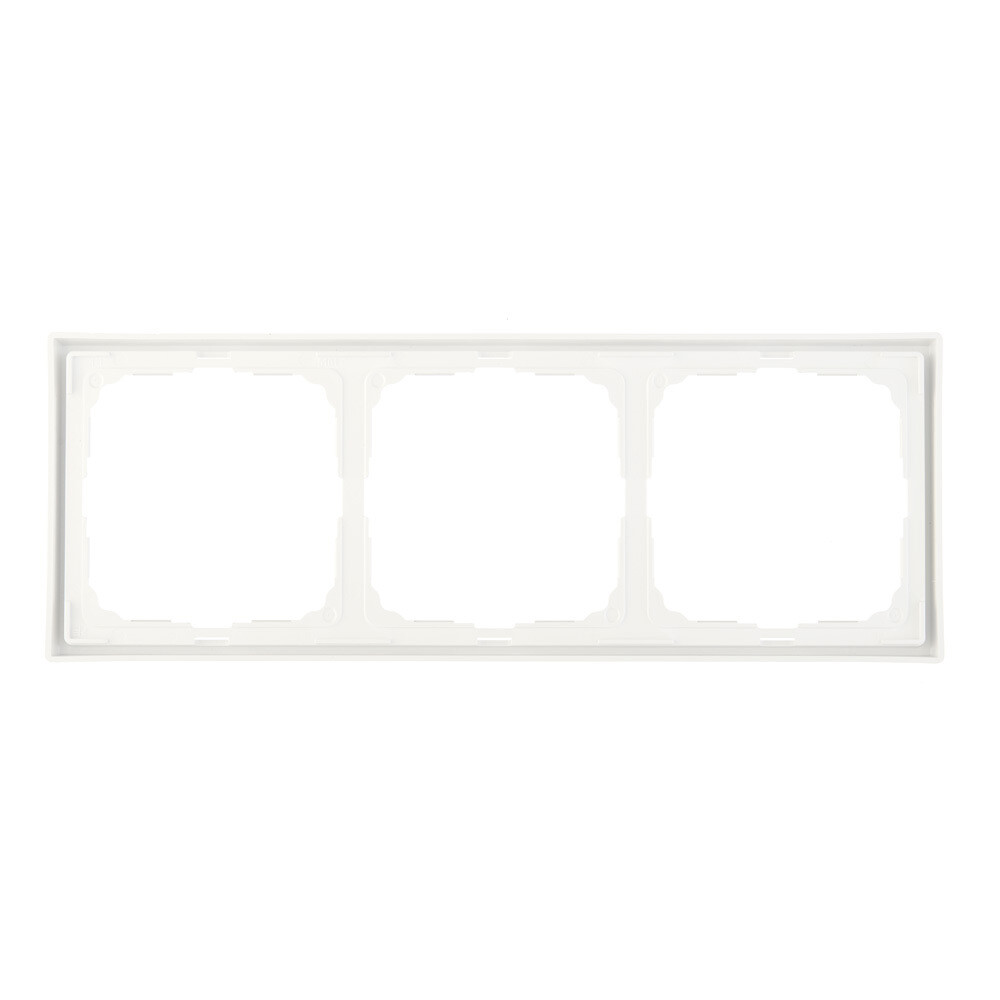 Рамка Systeme Electric ArtGallery трехместная белая (GAL000103)