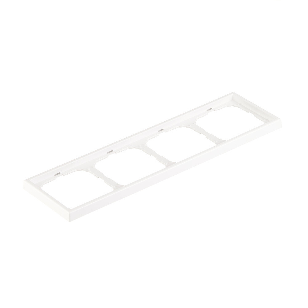 Рамка Systeme Electric ArtGallery четырехместная белая (GAL000104)