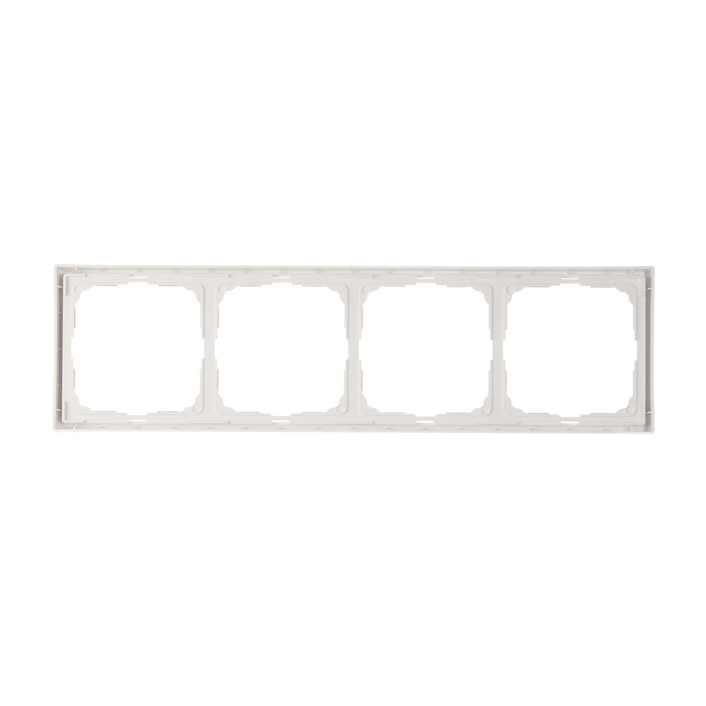 Рамка Systeme Electric ArtGallery четырехместная белая (GAL000104)