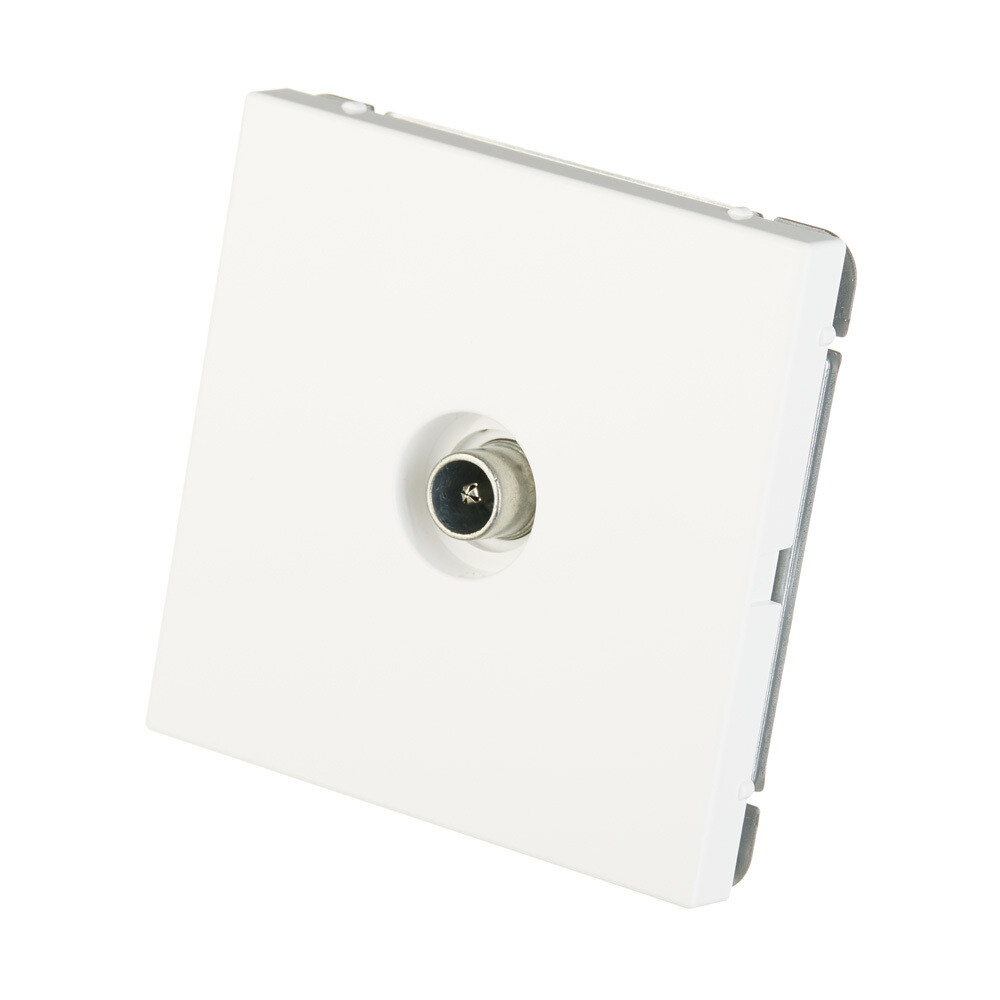 Розетка телевизионная Systeme Electric ArtGallery встраиваемая белая 1DB (GAL000191)