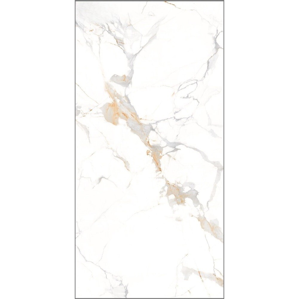 Керамогранит Buono Ceramica Marble белый полированный 1200х600х8,5 мм (2 шт.=1,44 кв.м)