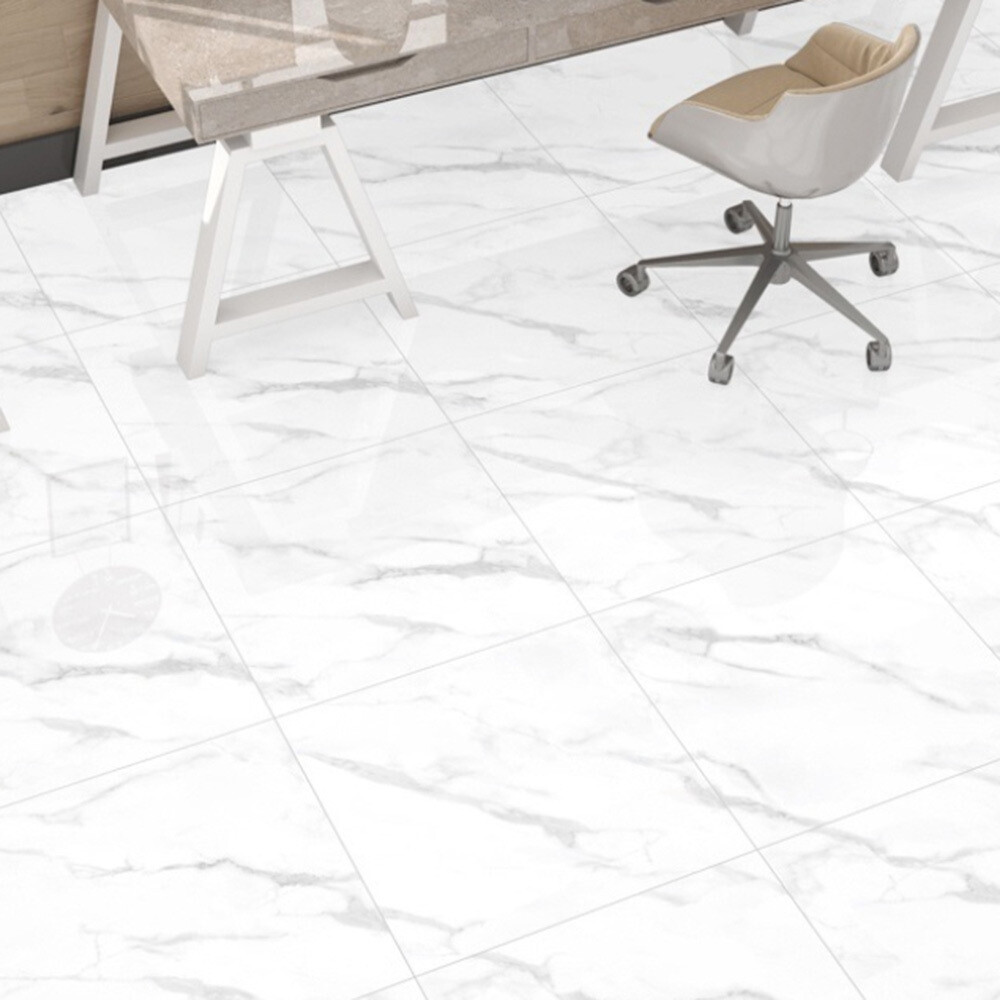 Керамогранит NT Ceramic Marmo белый матовый 600х600х8,5 мм (4 шт.=1,44 кв.м)
