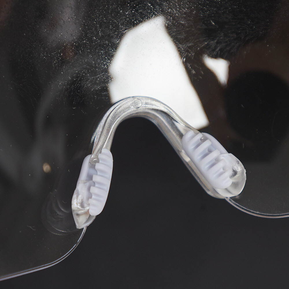 Очки защитные Delta Plus Fuego открытые с прозрачными линзами для защитных касок (FUEGOARIN)