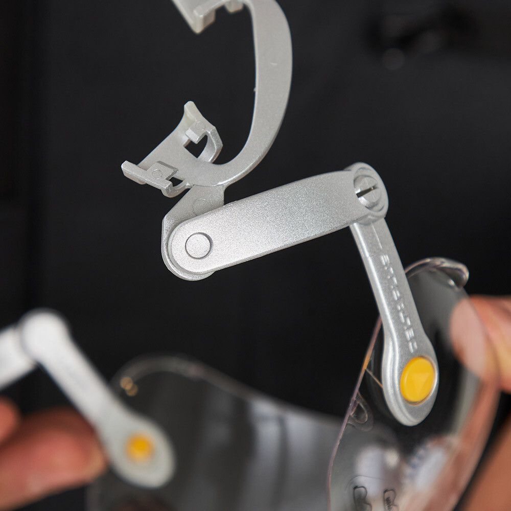 Очки защитные Delta Plus Fuego открытые с прозрачными линзами для защитных касок (FUEGOARIN)