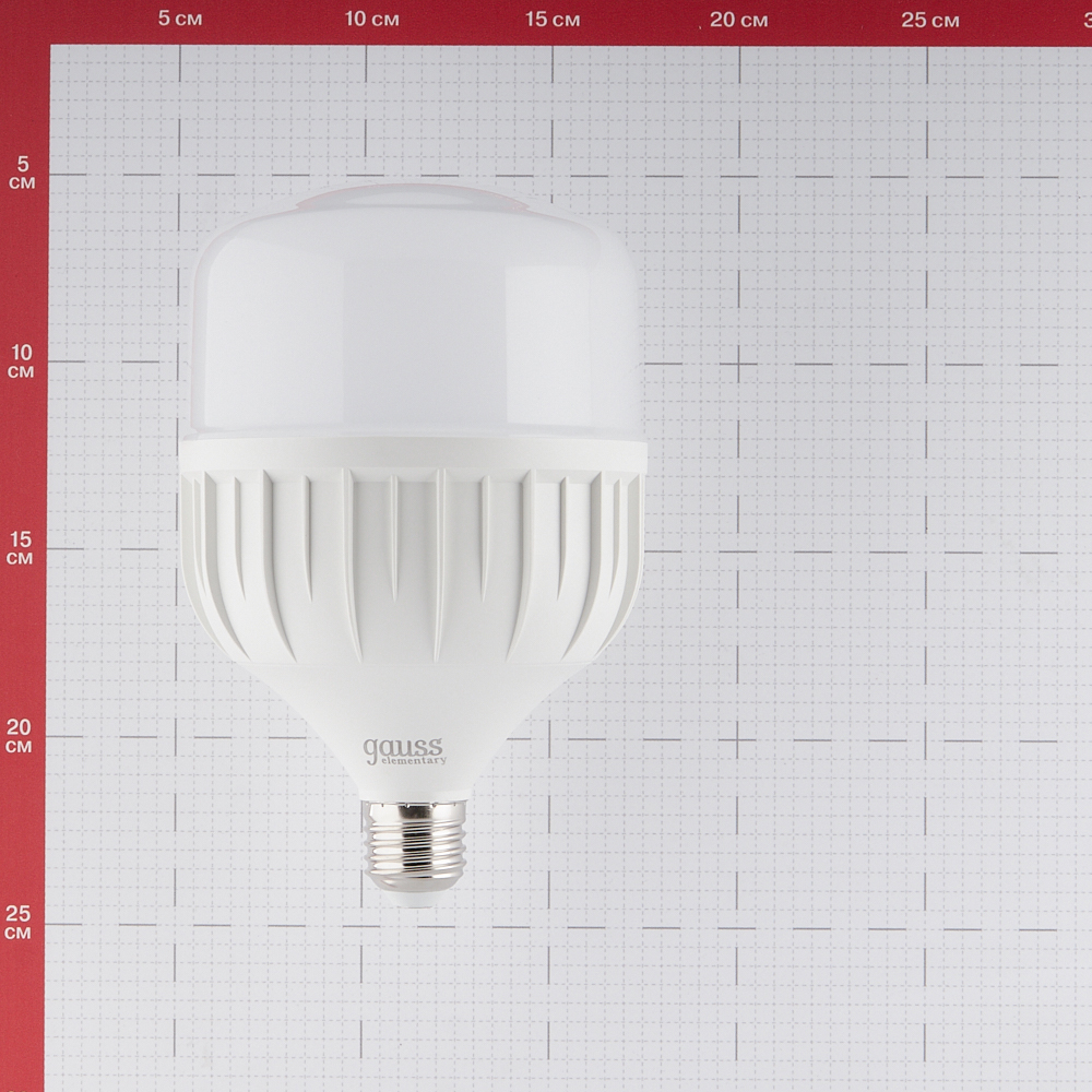 Лампа светодиодная Gauss E27 6500К 42 Вт 3700 Лм 180-240 В цилиндр T120 матовая