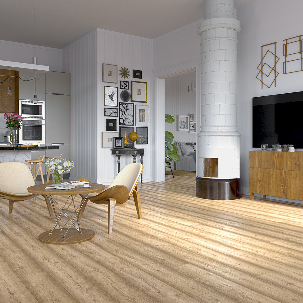 Ламинат 33 класс Swiss Krono Home Standard гарвуд 1,318 кв.м 12 мм с фаской влагостойкий