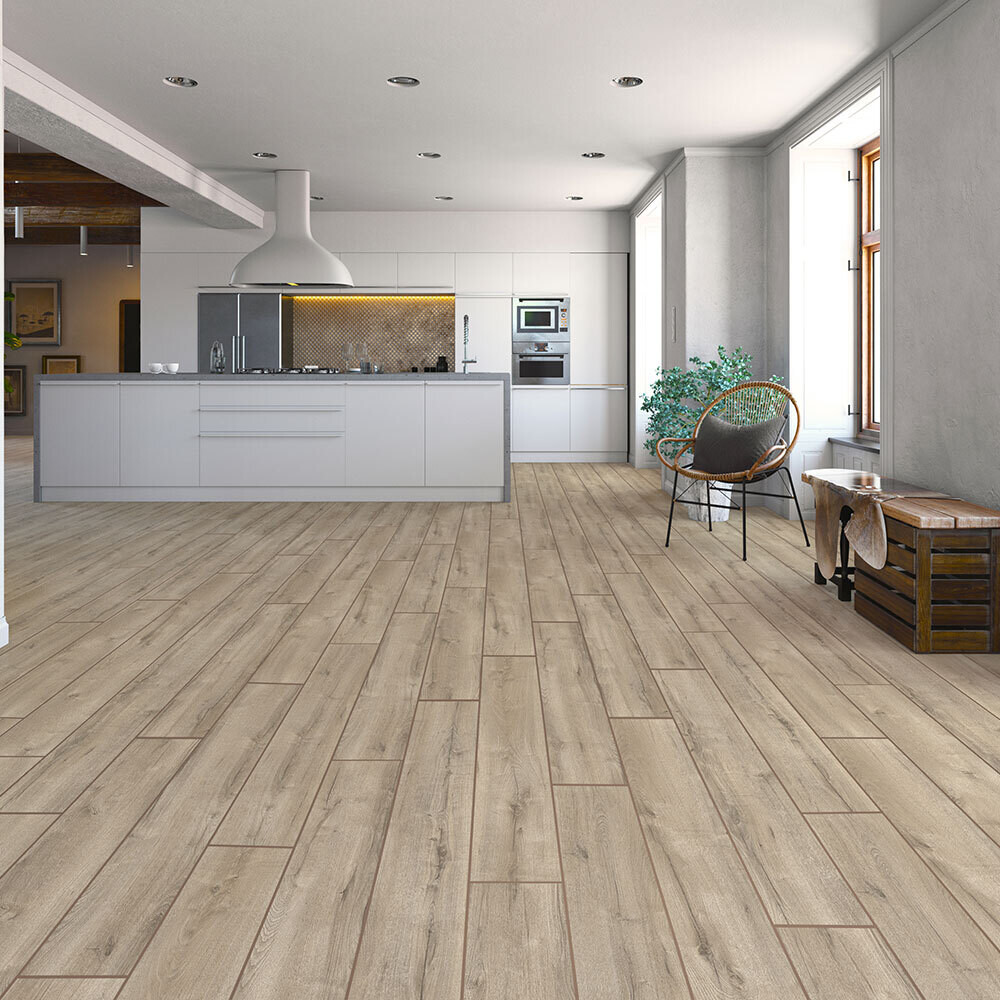 Ламинат 33 класс Swiss Krono Home Standard дуб джерeми 2,109 кв.м 8 мм с фаской влагостойкий