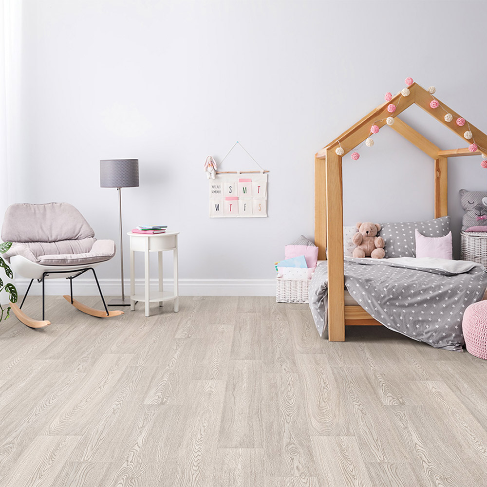 Линолеум бытовой 2 м Juteks Just Grey Oak антистатический