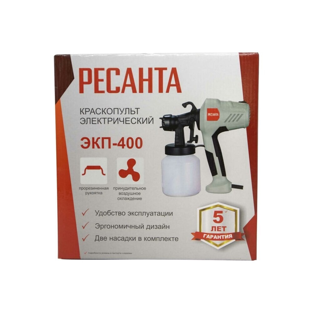 Краскопульт электрический Ресанта ЭКП-400 400 Вт 0,8 л (75/17/1)