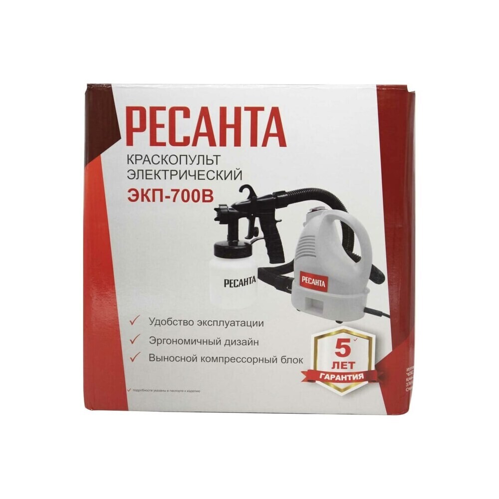 Краскопульт электрический Ресанта ЭКП-700В 700 Вт 0,8 л (75/17/2)