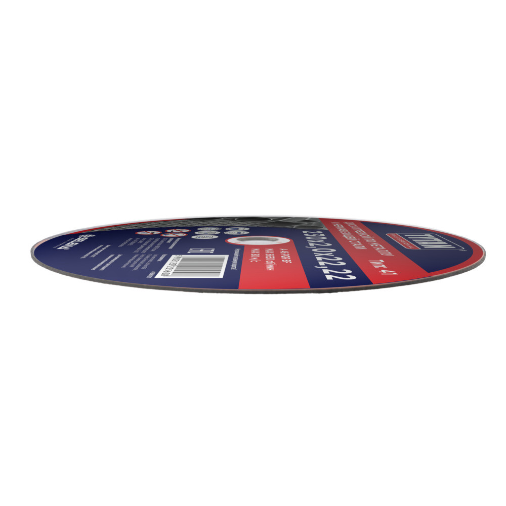 Круг отрезной по металлу Tytan Professional 230х22,22х2 мм (15608)