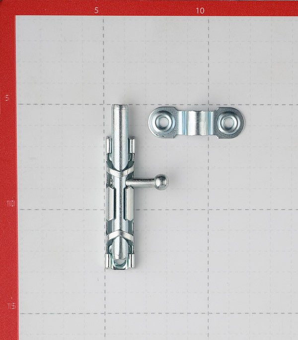 Шпингалет ЗТ-1 80 мм оцинкованный