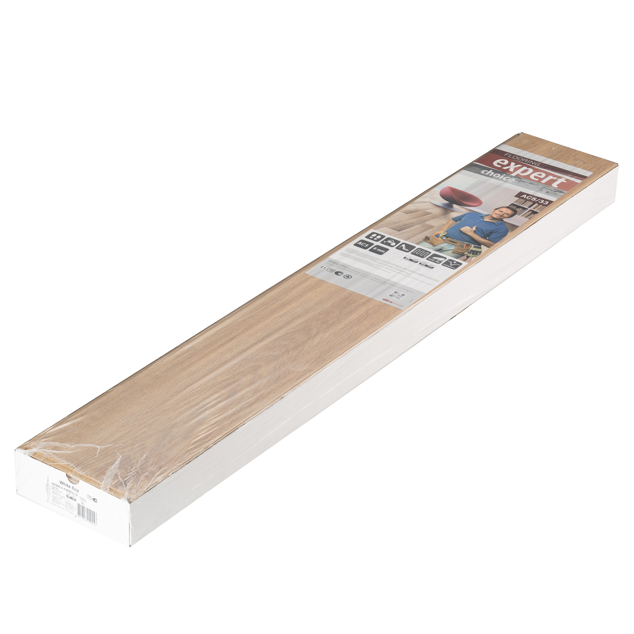 Ламинат 33 класс Ultradecor White Boх дуб солнечный 2,22 кв.м 8 мм с фаской